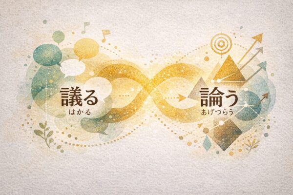 「議る＋論う」という古い言葉でちょっと遊んでみる。